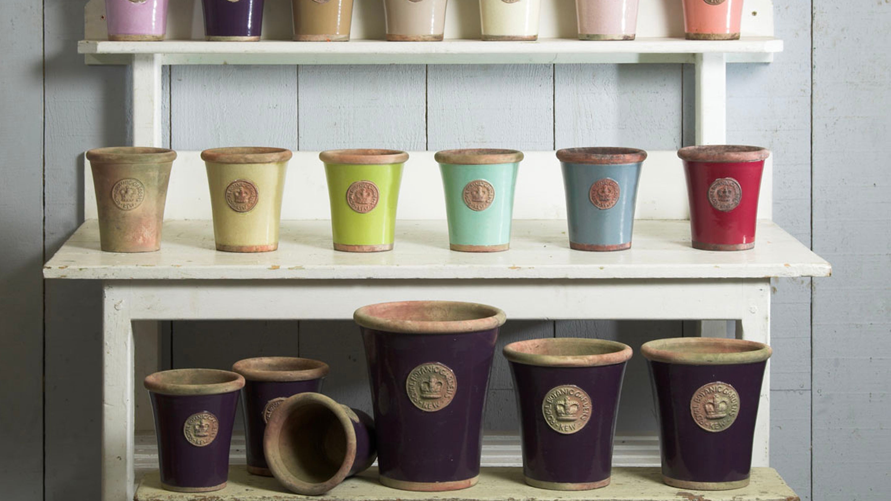 鉢・プランター  botanic garden kew Royal Botanical Kew Pottery – Patina Polished Living