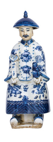 B&W Set of 3 Sitting Qing Emperors - Small Scale