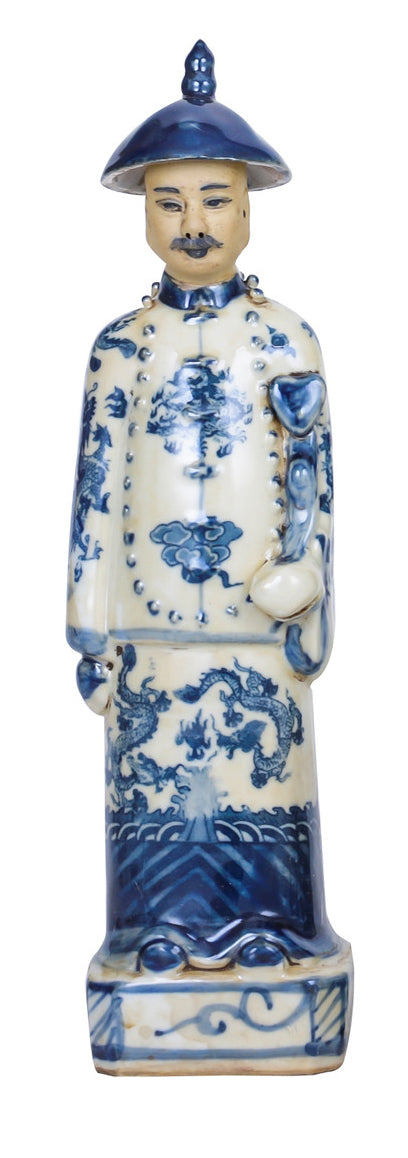 B&W Standing Qing Emperorers of 3 Generations