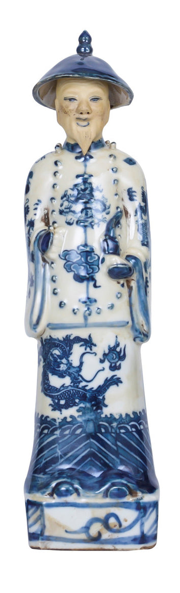 B&W Standing Qing Emperorers of 3 Generations