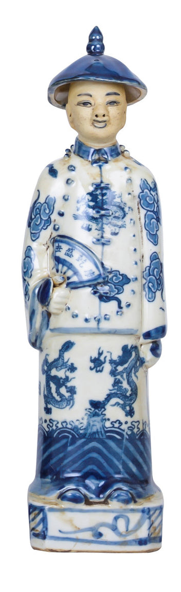 B&W Standing Qing Emperorers of 3 Generations