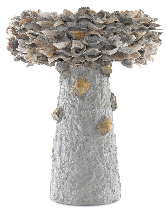 Oyster Shell Bird Bath