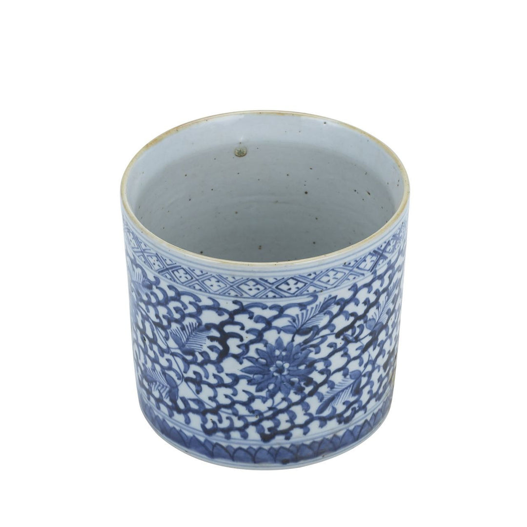 B&W Climbing Vines Orchid Pot