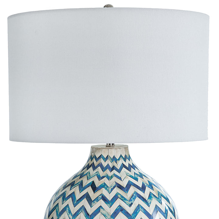Chevron Bone Table Lamp