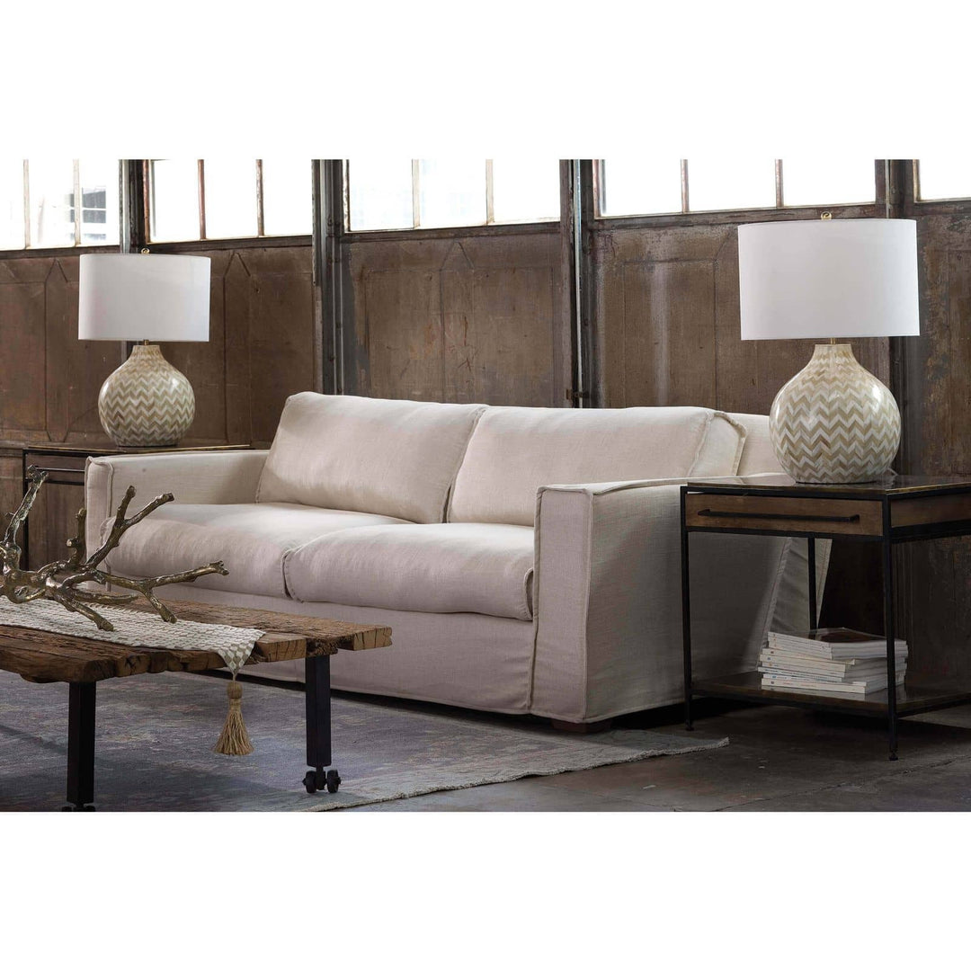 Chevron Bone Table Lamp