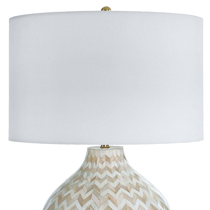 Chevron Bone Table Lamp