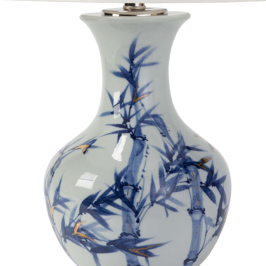 B&W Bamboo Lamp