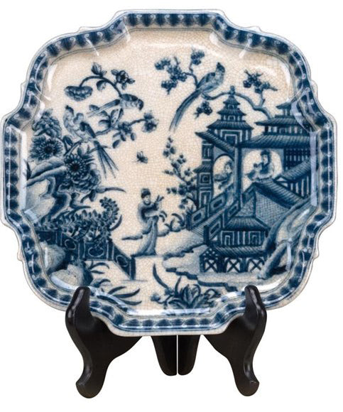 B&W Decorative Plate