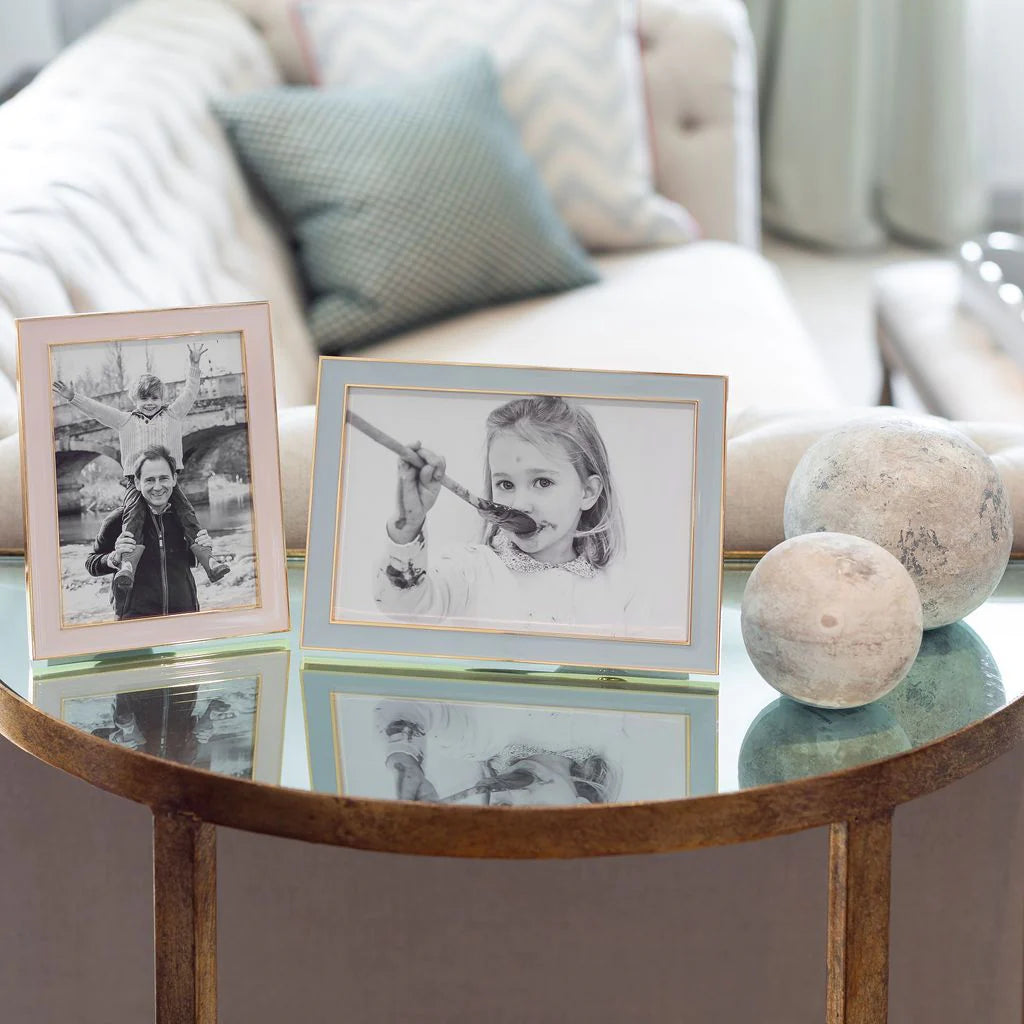 Enamel & Silver Frame
