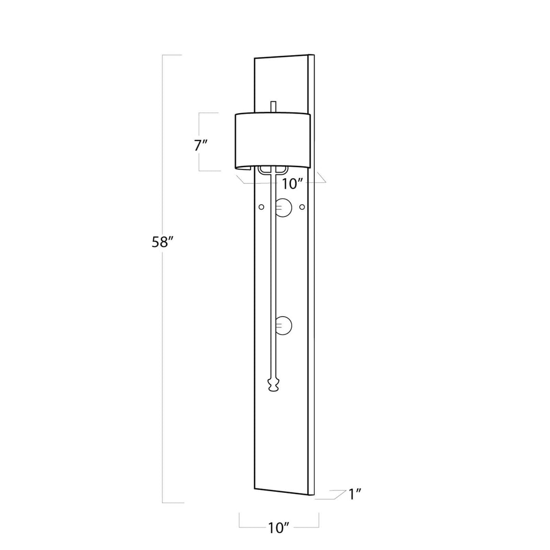 Carved Theater Panel Sconce