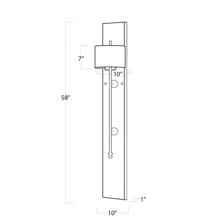 Carved Theater Panel Sconce