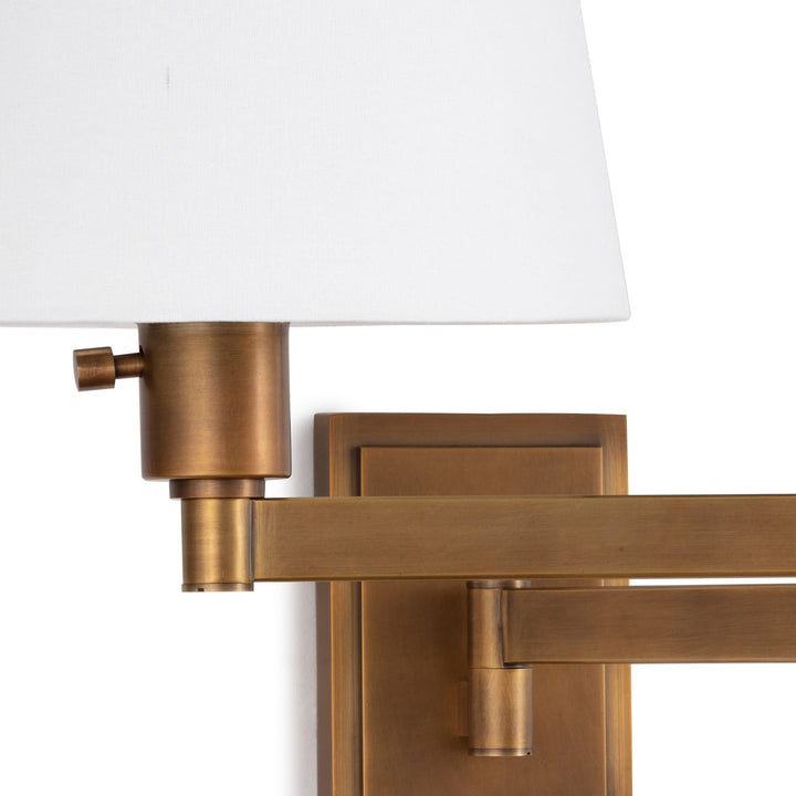 Natural Brass Task Sconce