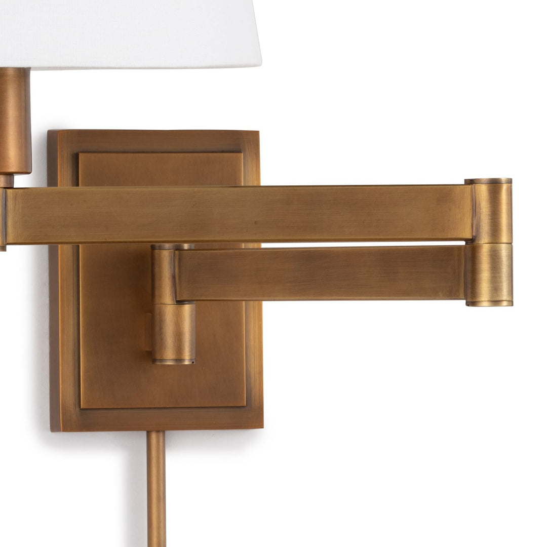 Natural Brass Task Sconce