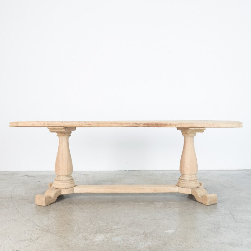 Bleached Oak Dining Table
