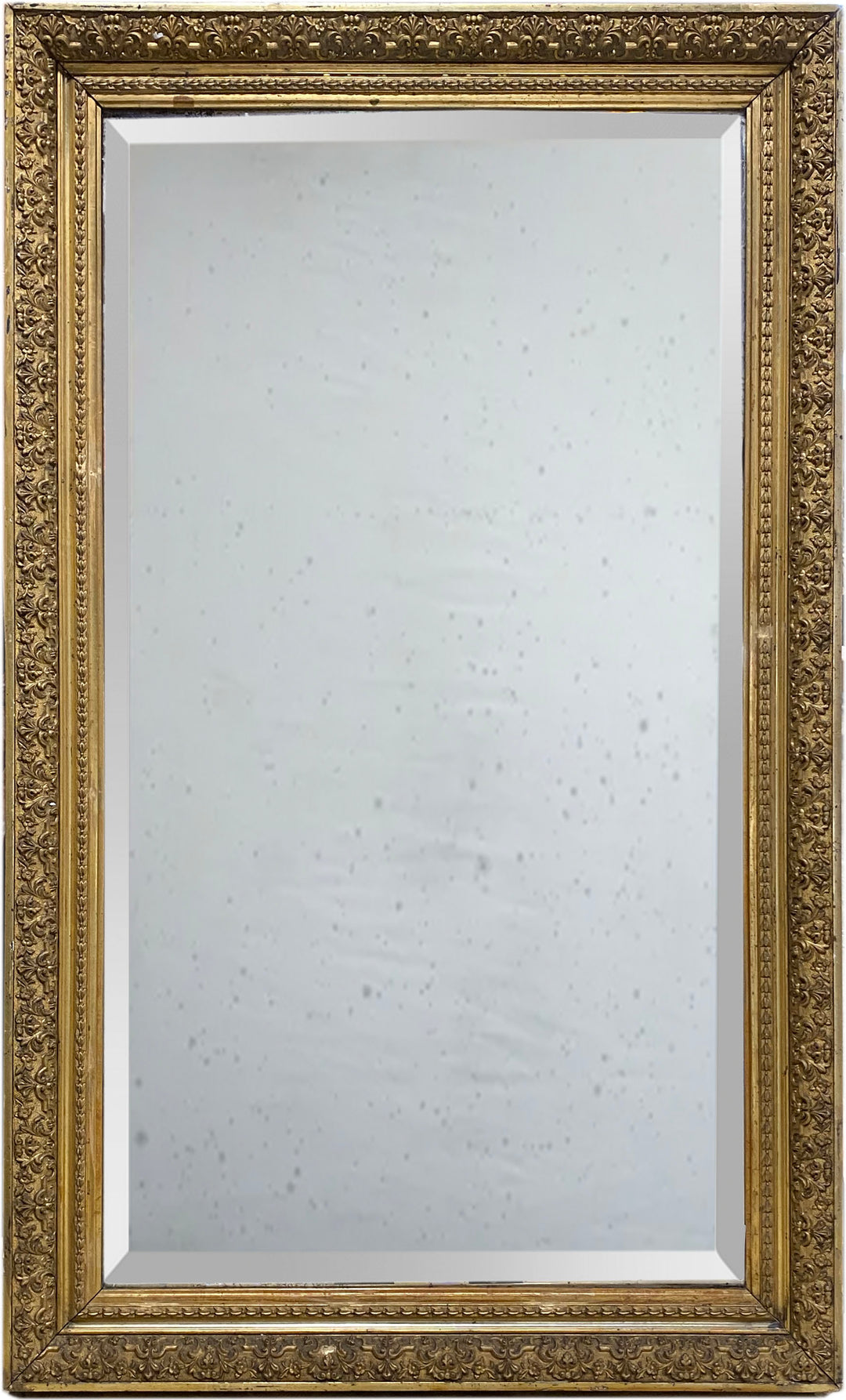 Large 19th Century Gilt Wood Mirror