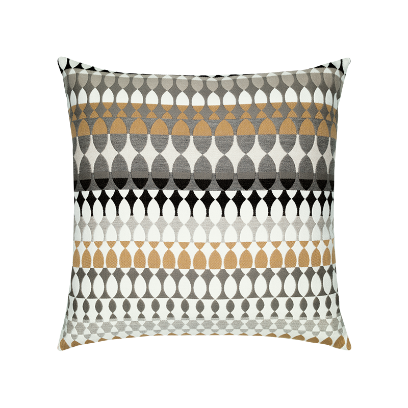 Outdoor Pillow - Modern Oval Dune