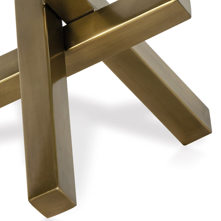 Intersecting Sculpture Brass