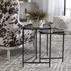 Dark Nickle Nesting Tables, Set/2