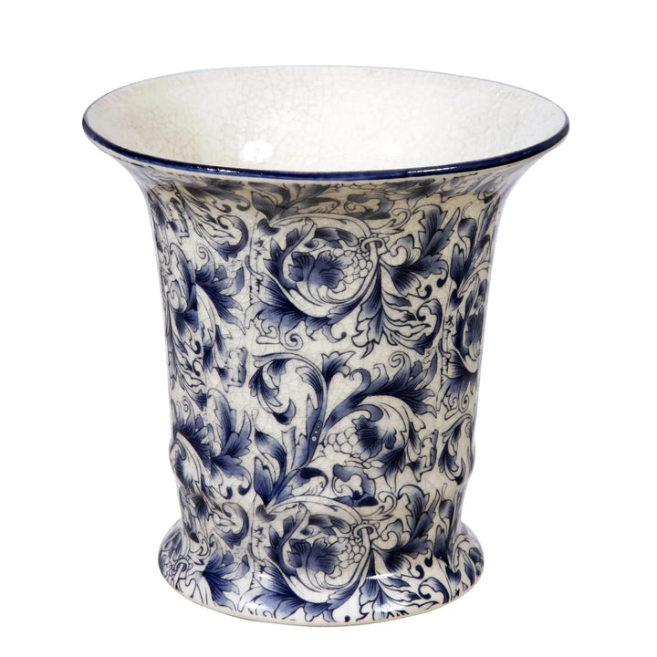 B&W Flared Vase