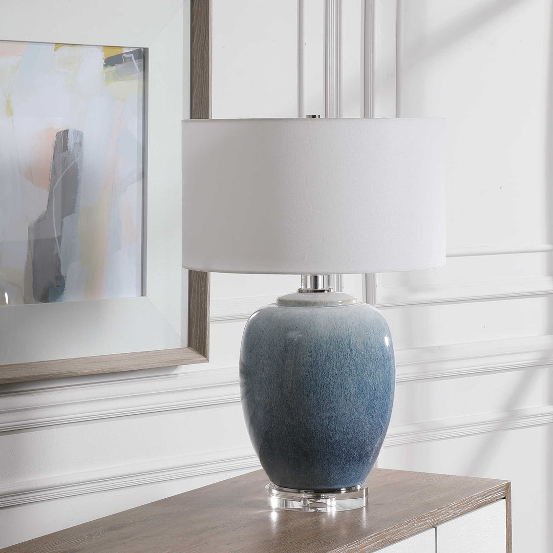 Blue Ombre Lamp