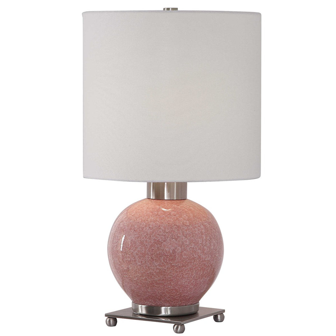 Coral Crackle Lamp