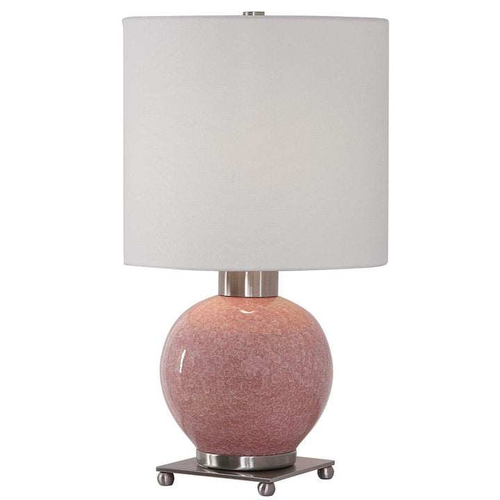 Coral Crackle Lamp