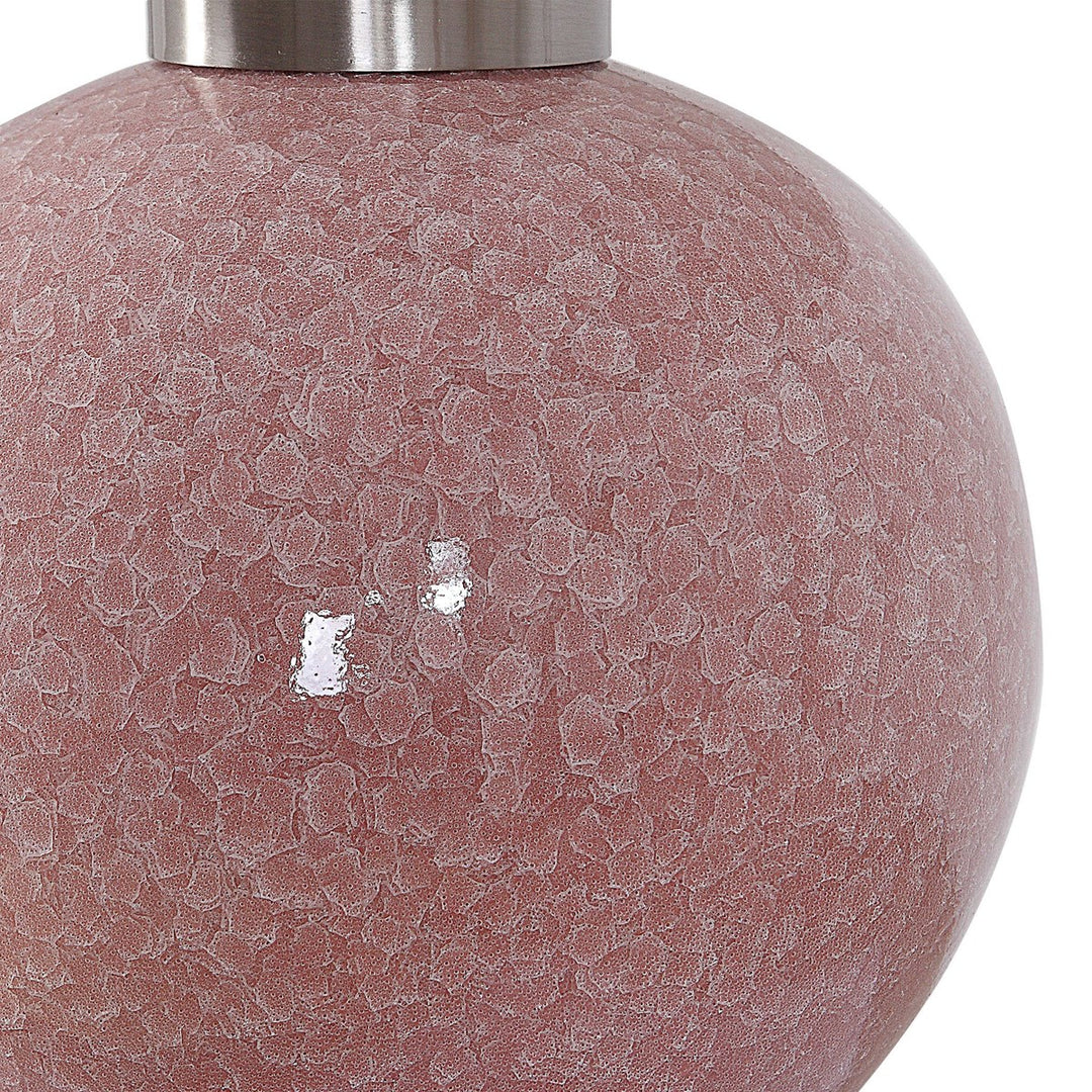 Coral Crackle Lamp