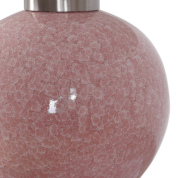 Coral Crackle Lamp