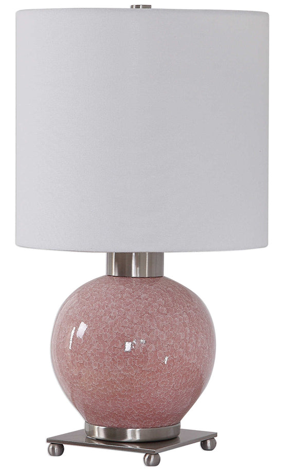 Coral Crackle Lamp