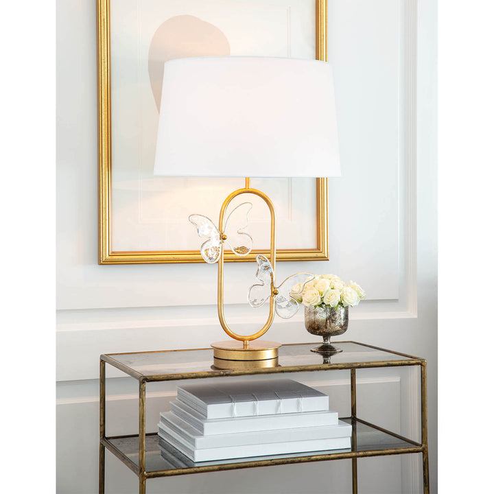 Smoke Three Shelf Side Table