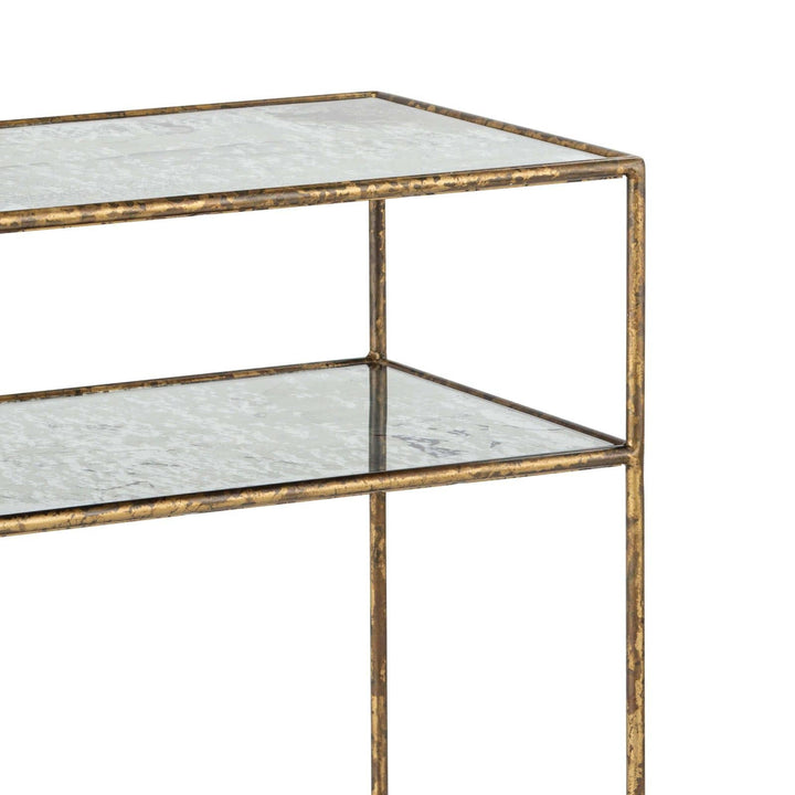Smoke Three Shelf Side Table