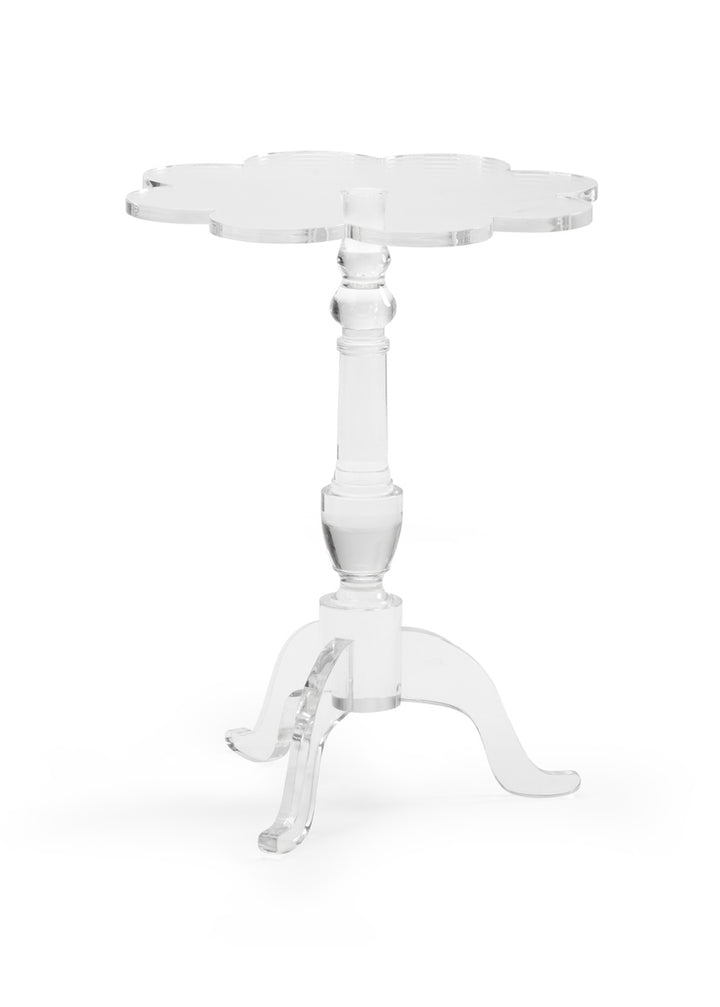 Lucite Petal Side Table