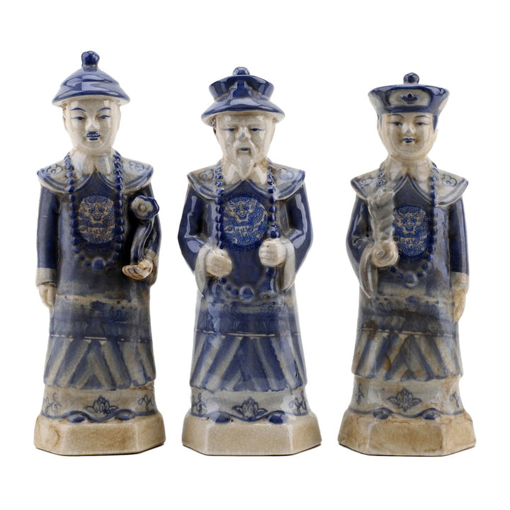 B&W Qing Dynasty Emperors, set of 3
