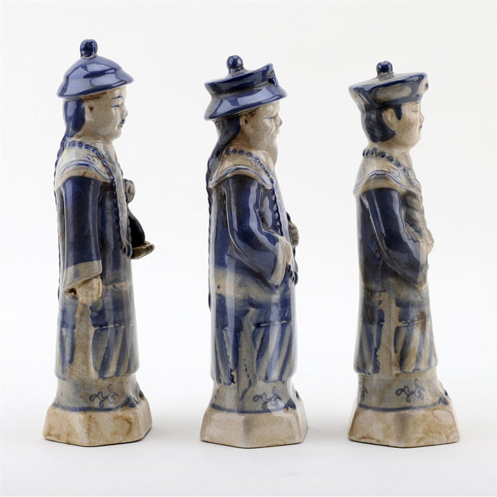 B&W Qing Dynasty Emperors, set of 3