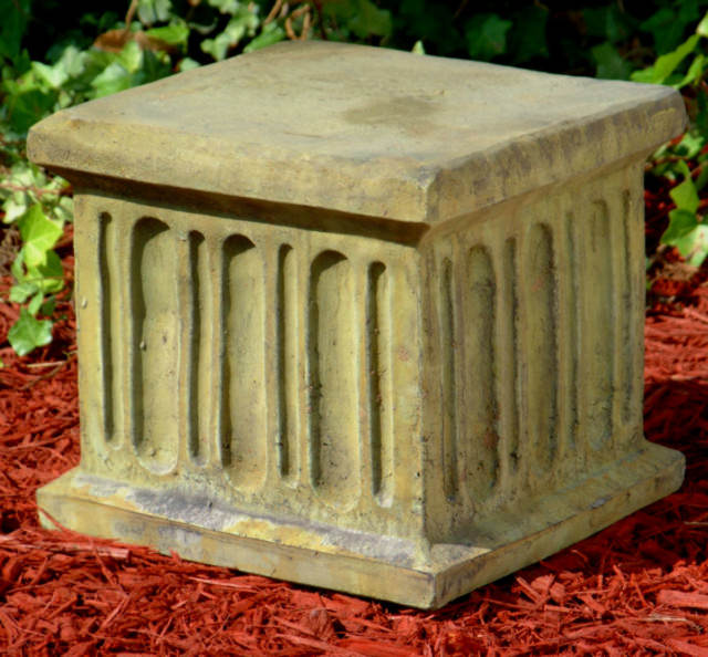 Square Fluted Pedestal