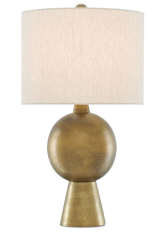 Modernist Brass Table Lamp