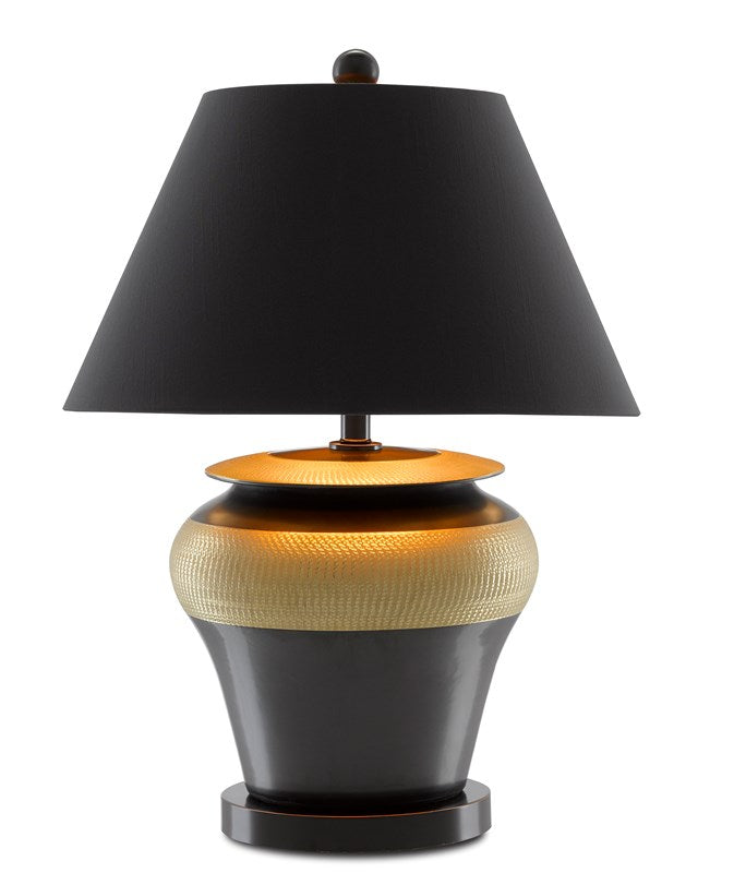 Shantung Black Lamp