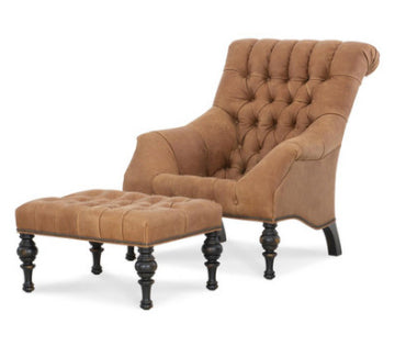 Irving Chair and Ottoman
