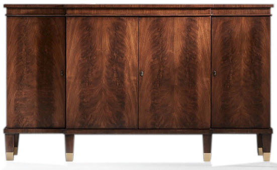 Walnut Breakfront Cabinet