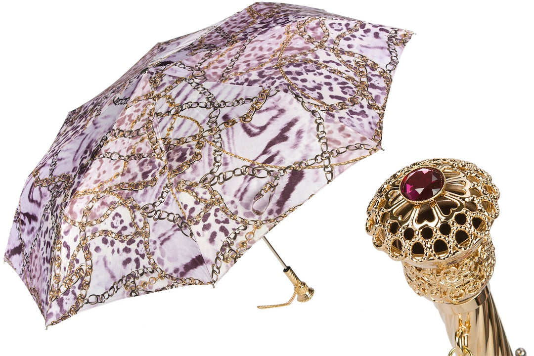 Folding Umbrella - Animalier and Chains