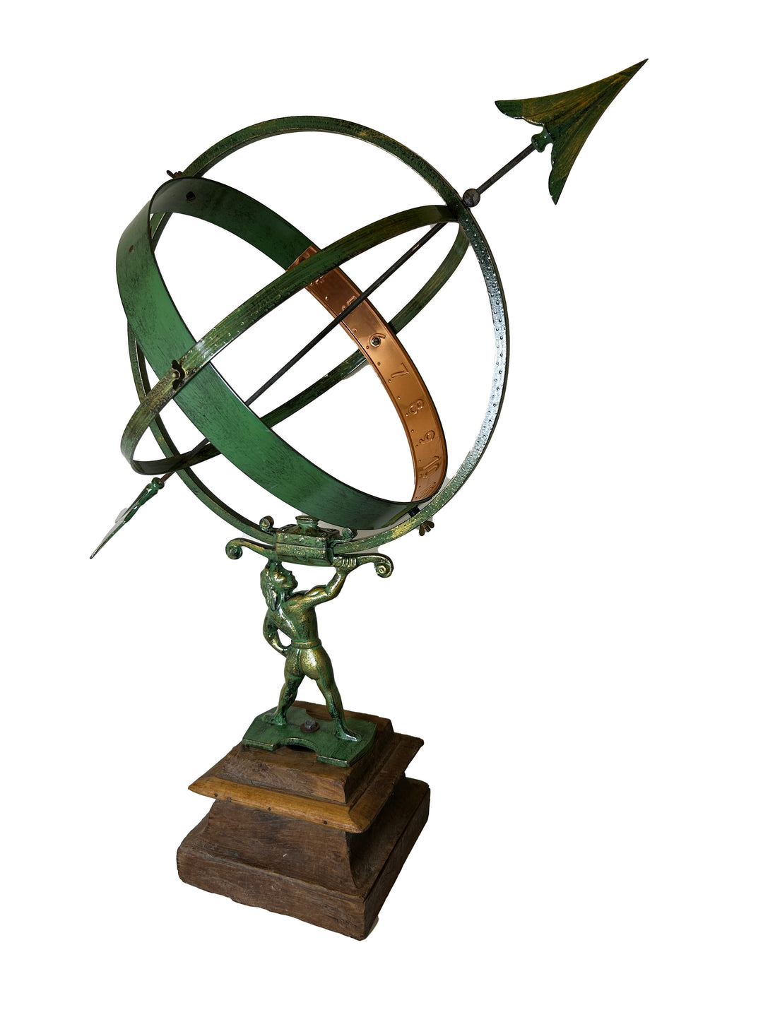 Vintage Swedish Armilliary on Teak Base
