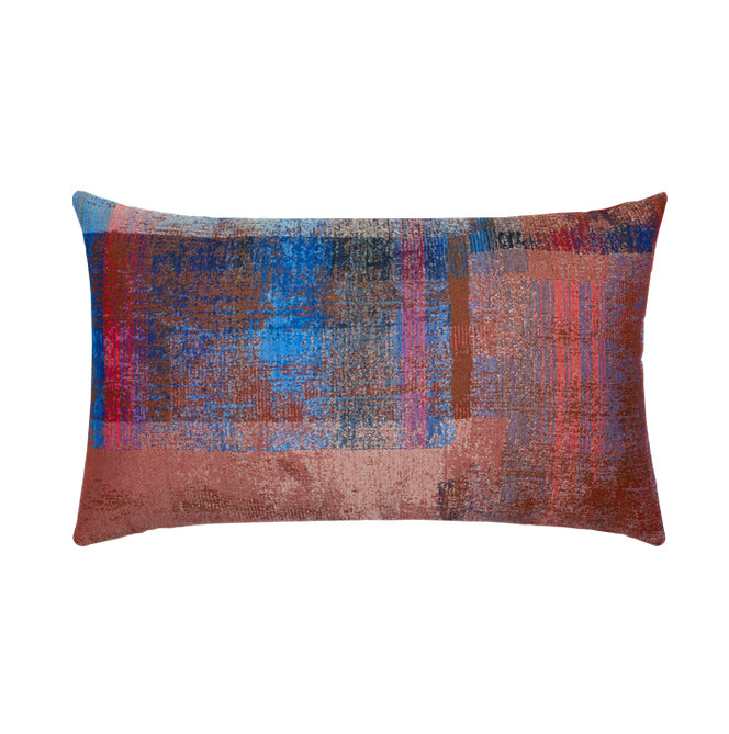 Outdoor Pillow-Artiste Merlot Lumbar