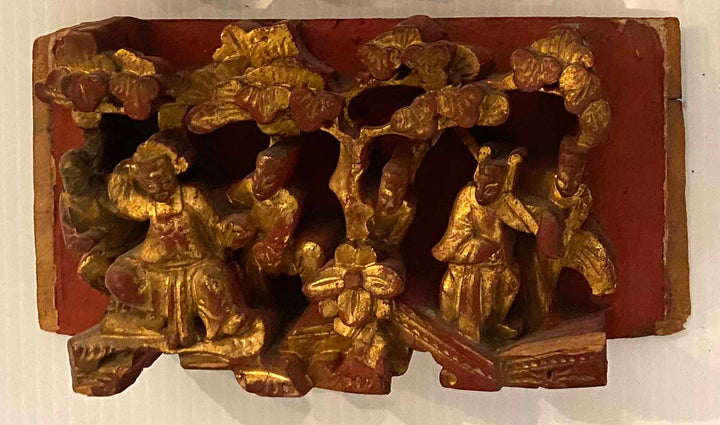 Antique Chinese Temple Panel