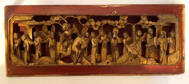 Antique Chinese Temple Panel