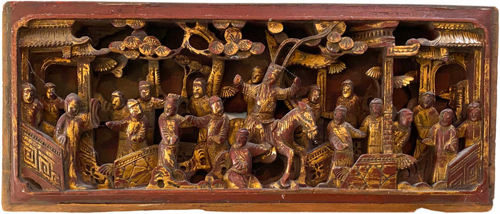 Antique Chinese Temple Panel