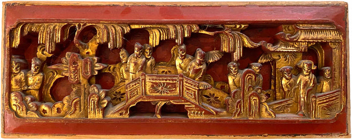 Antique Chinese Temple Panel