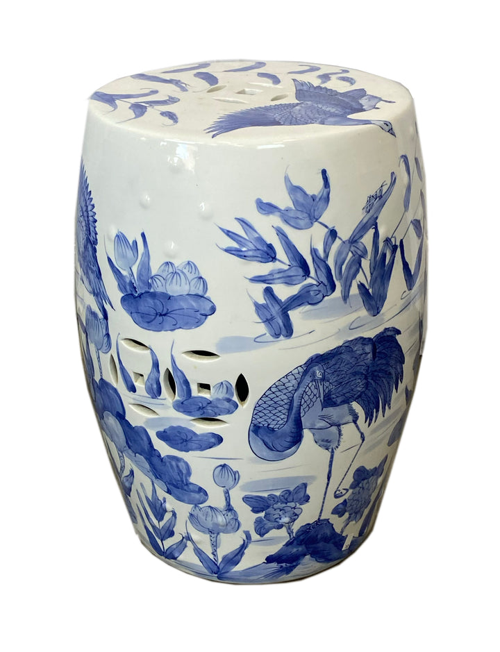 Vintage B&W Garden Seat