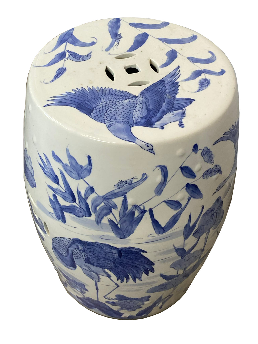 Vintage B&W Garden Seat