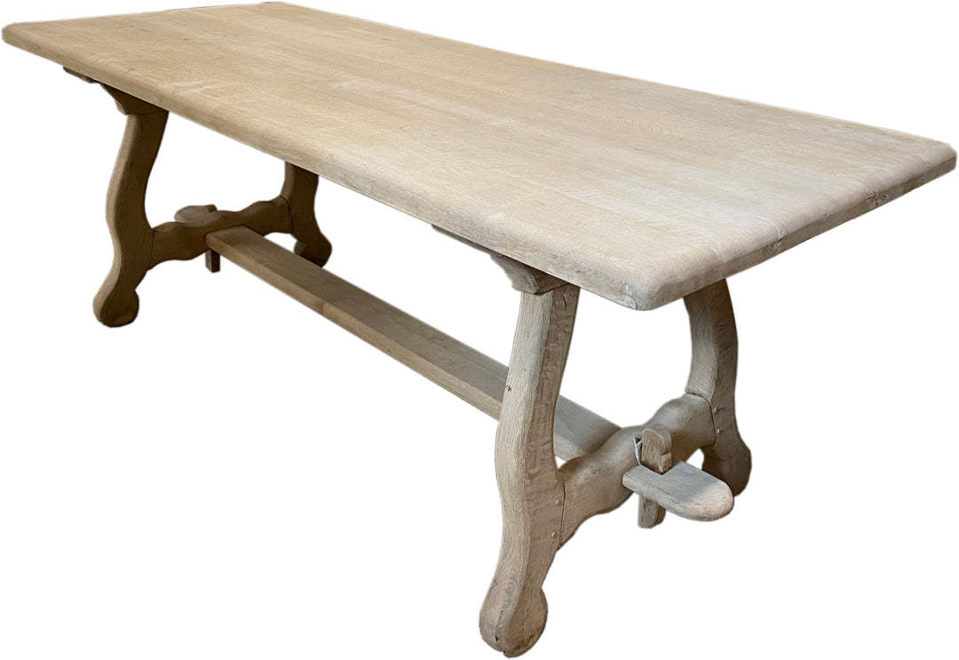 Bleached Oak Dining Table