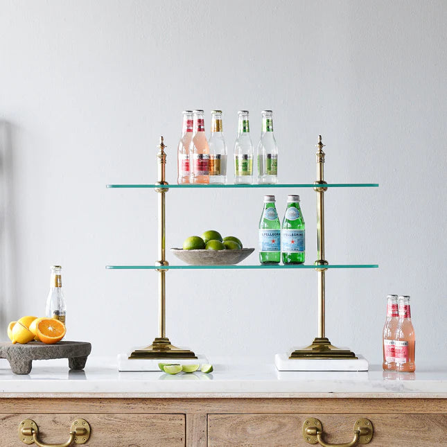 Brass Bistro Etagere